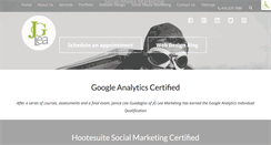 Desktop Screenshot of jgleawebdesign.com